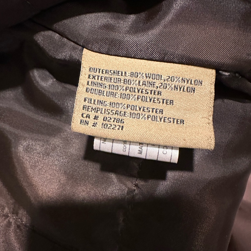 Men's Columbia Brown wool blend Jacket - Picture 6 of 8